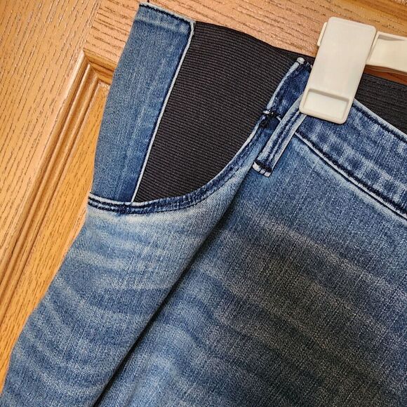 Isabel Maternity Medium Wash Maternity Inset Panel Jeggings Size 18 Jeans EUC - Picture 3 of 11